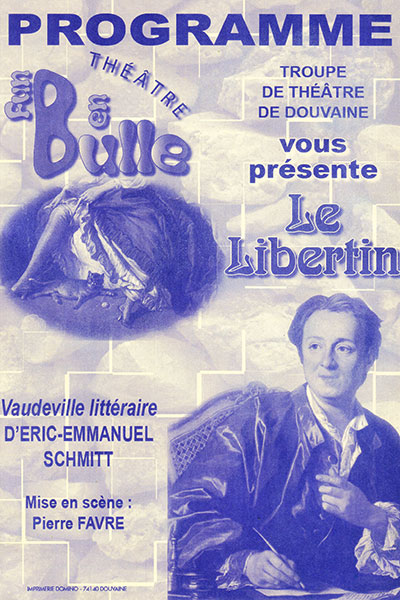 Affiche Le Libertin